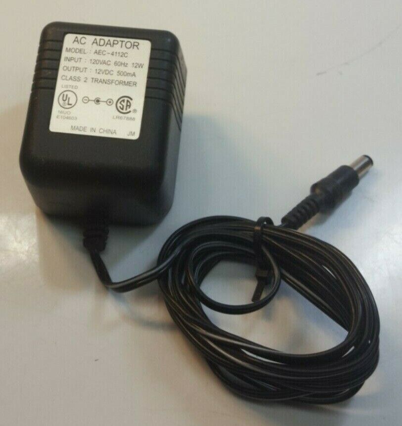 *Brand NEW* AC Adapter for ANOMA ELECTRIC CO. AEC-4112C 12VDC 500mA Class 2 Transformer